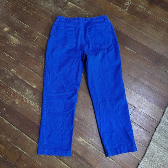 Vintage RALPH LAUREN Jeans Co.Electric Blue Straight Leg Mom Jeans Geek Indie 10 - Picture 4 of 6